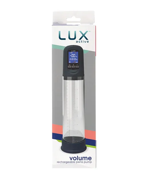 Lux Active Male Sex Toys Lux Active Volume LCD Rechargeable Auto Penis Pump Navy
