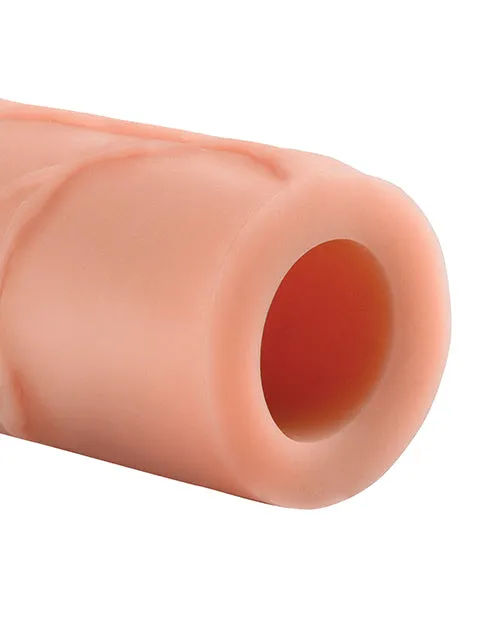 Male Sex Toys Fantasy XTensions Mega 2in Extension Sleeve 8in Vanilla Fantasy X Tensions