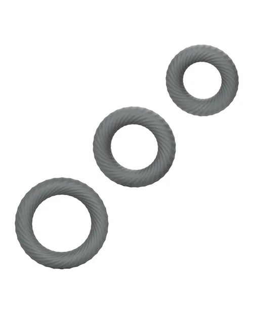 Male Sex Toys Link Up Link Up Ultra Soft Ultimate Set Silicone Cock Rings Set of 3 Gray Male Sex Toys Link Up Link Up Ultra Soft Ultimate Set Silicone Cock Rings Set of 3 Gray