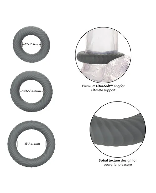 Male Sex Toys Link Up Link Up Ultra Soft Ultimate Set Silicone Cock Rings Set of 3 Gray Male Sex Toys Link Up Link Up Ultra Soft Ultimate Set Silicone Cock Rings Set of 3 Gray