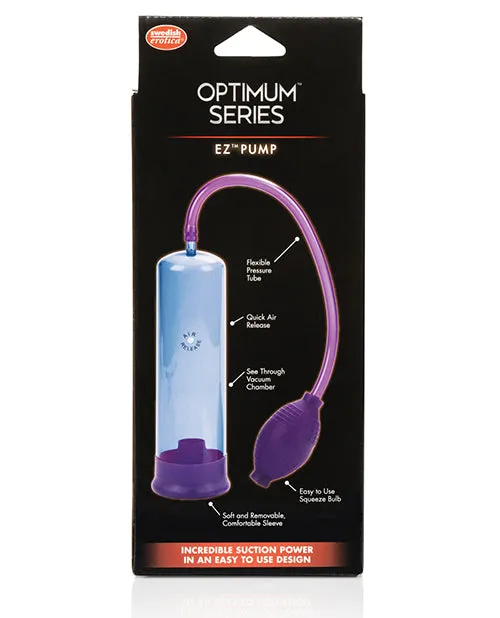 Male Sex Toys Optimum Series Optimum Series EZ Pump Blue Male Sex Toys Optimum Series Optimum Series EZ Pump Blue