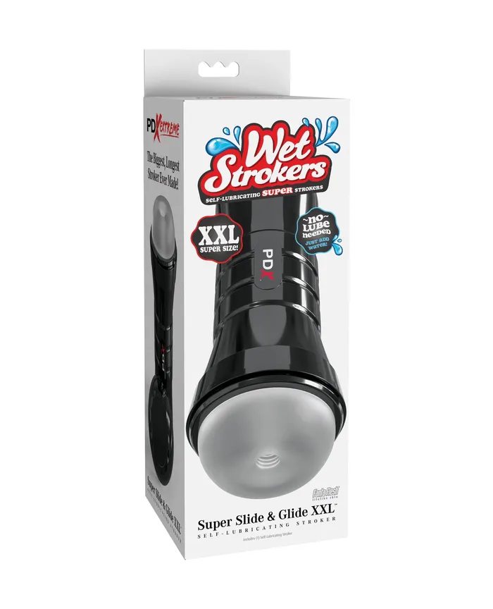Male Sex Toys Pipedream Extreme Toyz PDX Extreme Wet Strokers Super Slide and Glide XXL Frosted Male Sex Toys Pipedream Extreme Toyz PDX Extreme Wet Strokers Super Slide and Glide XXL Frosted