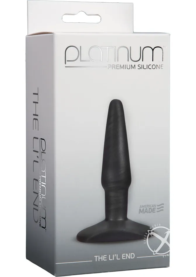 Male Sex Toys Platinum Premium Silicone The Lil End Anal Plug Charcoal Platinum Premium Silicone Male Sex Toys Platinum Premium Silicone The Lil End Anal Plug Charcoal Platinum Premium Silicone
