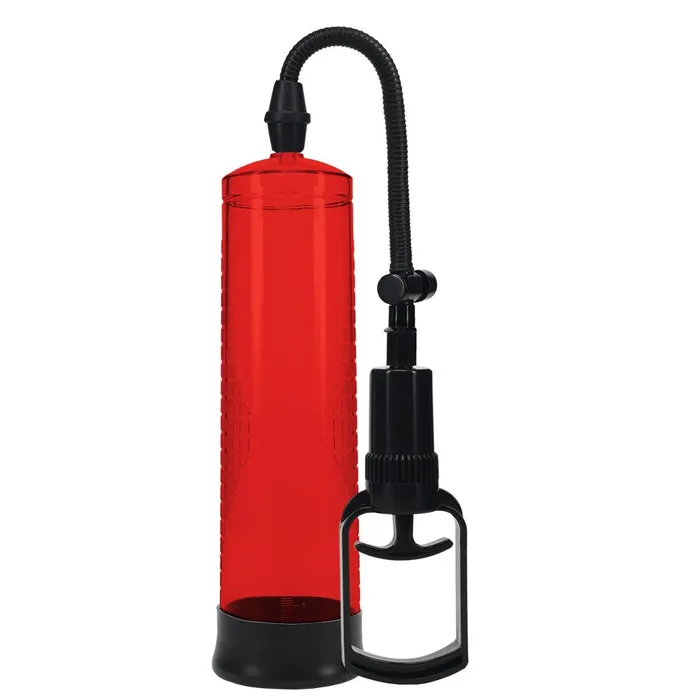 Male Sex Toys Shots Toys Pumped Basic Penis Pump 2 Red