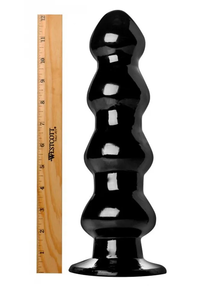 Master Cock Dildos Master Cock Four Stage Rocket 125in Dildo Black