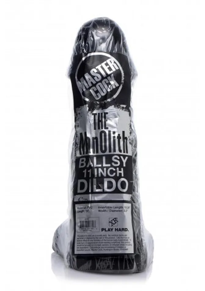 Master Cock Dildos Master Cock The ManOlith Dildo 1175in Black