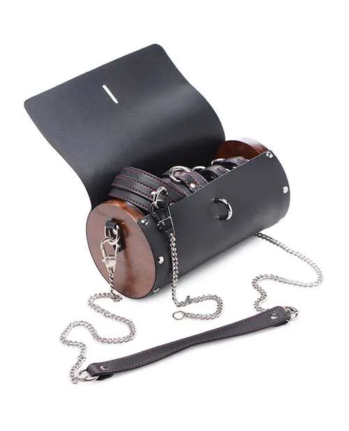 Master Series Anal Master Series Kinky Clutch Black Bondage Set wCarrying Case Master Series Anal Master Series Kinky Clutch Black Bondage Set wCarrying Case