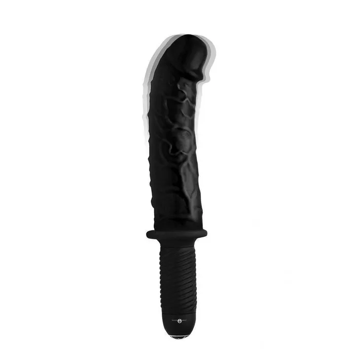 Master Series Female Sex Toys The Curved Dicktator 13 Mode Vibrating Giant Dildo Thruster