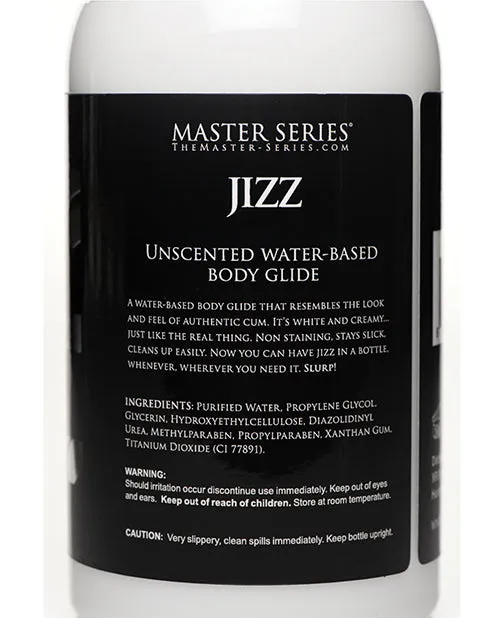 Master Series Lubricants Master Series Jizz Unscented Water Based Lubricant 16oz