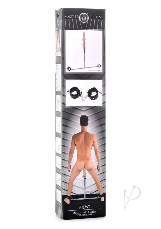 Master Series Male Sex Toys Master Series Squat Anal Impaler with Spreader Bar