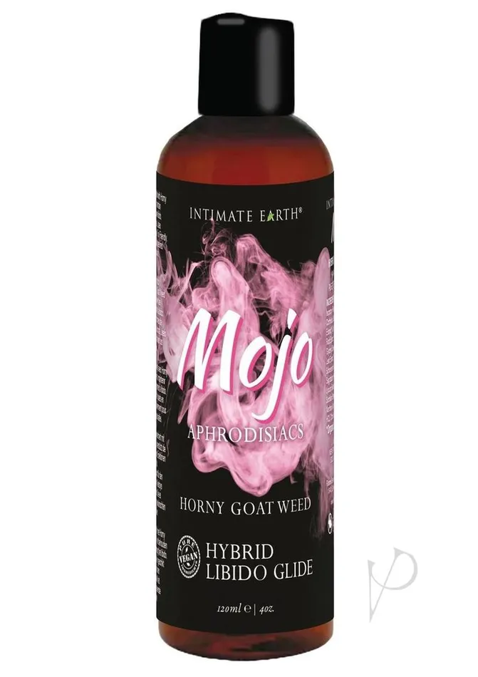 MOJO Horny Goat Weed Libido Hybrid Lubricant 4oz Intimate Earth Lubricants MOJO Horny Goat Weed Libido Hybrid Lubricant 4oz Intimate Earth Lubricants