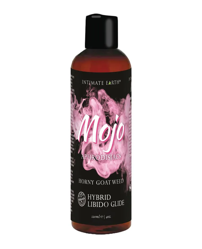 MOJO Horny Goat Weed Libido Hybrid Lubricant 4oz Intimate Earth Lubricants MOJO Horny Goat Weed Libido Hybrid Lubricant 4oz Intimate Earth Lubricants