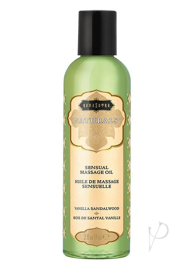Naturals Massage Oil Vanilla Sandalwood 2oz Naturals Massage Oil Couples