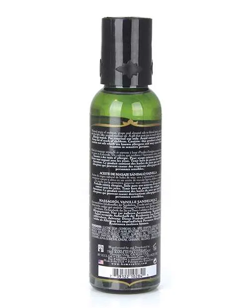 Naturals Massage Oil Vanilla Sandalwood 2oz Naturals Massage Oil Couples