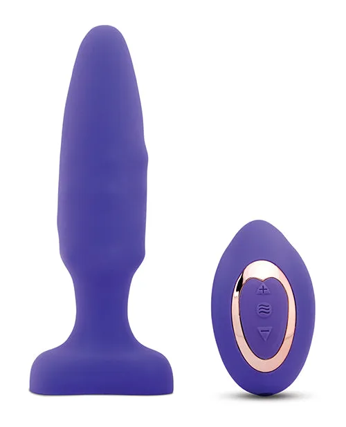 Nu Sensuelle Andii Fino Roller Motion Rechargeable Silicone Anal Plug with Remote Control Ultra Violet Nu Sensuelle Male Sex Toys Nu Sensuelle Andii Fino Roller Motion Rechargeable Silicone Anal Plug with Remote Control Ultra Violet Nu Sensuelle Male Sex Toys
