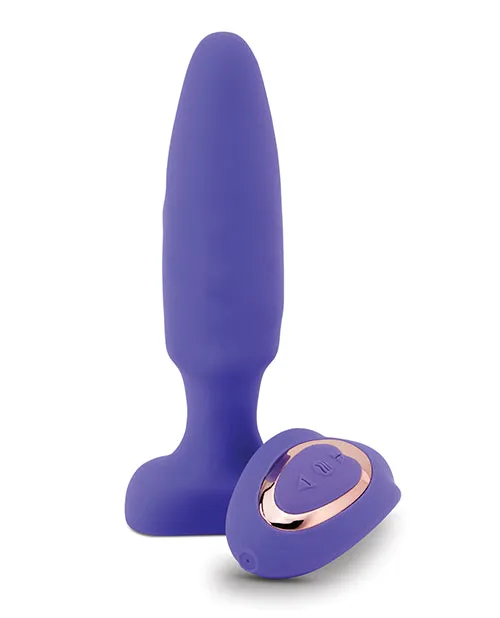 Nu Sensuelle Andii Fino Roller Motion Rechargeable Silicone Anal Plug with Remote Control Ultra Violet Nu Sensuelle Male Sex Toys Nu Sensuelle Andii Fino Roller Motion Rechargeable Silicone Anal Plug with Remote Control Ultra Violet Nu Sensuelle Male Sex Toys