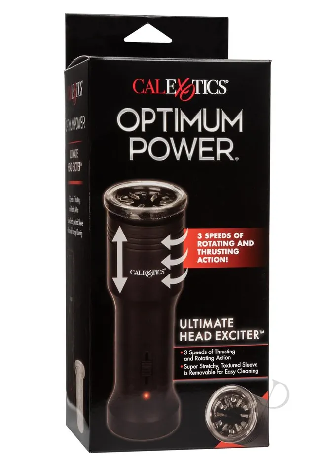 Optimum Power Male Sex Toys Optimum Power Ultimate Head Exciter Rotating Vibrating Masturbator Black Optimum Power Male Sex Toys Optimum Power Ultimate Head Exciter Rotating Vibrating Masturbator Black