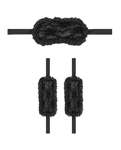 Ouch Kits Introductory Bondage Kit 7 2 piece kit Black Ouch Couples Ouch Kits Introductory Bondage Kit 7 2 piece kit Black Ouch Couples
