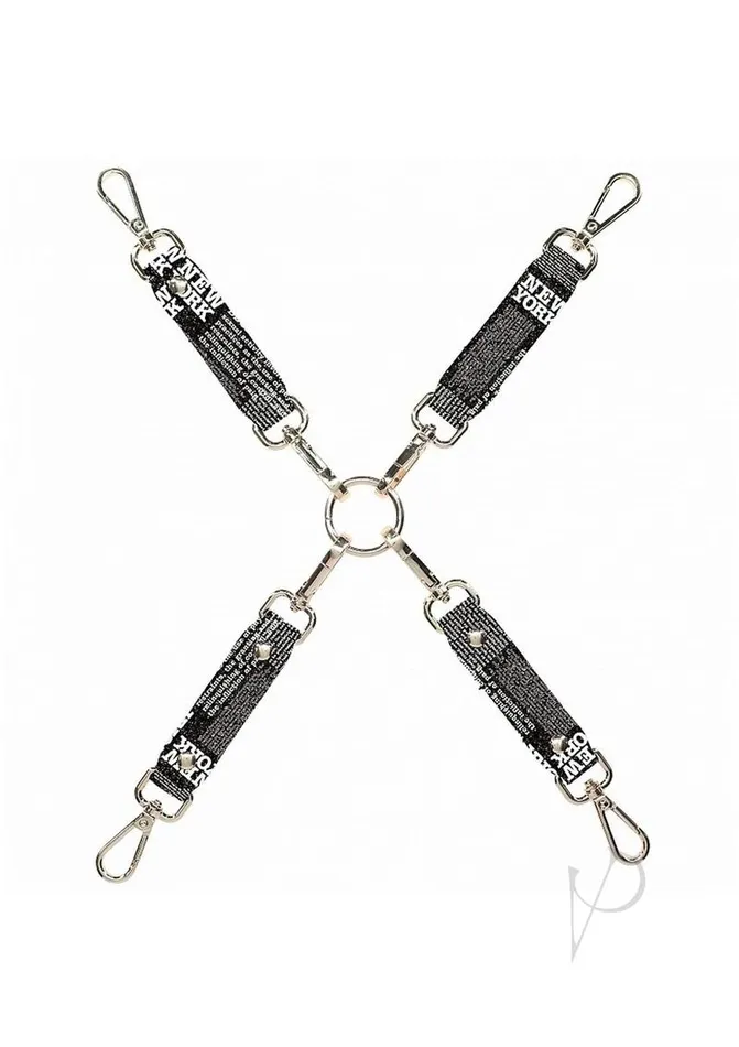 Ouch NY Collection Hogtie Connectors Black Ouch Anal