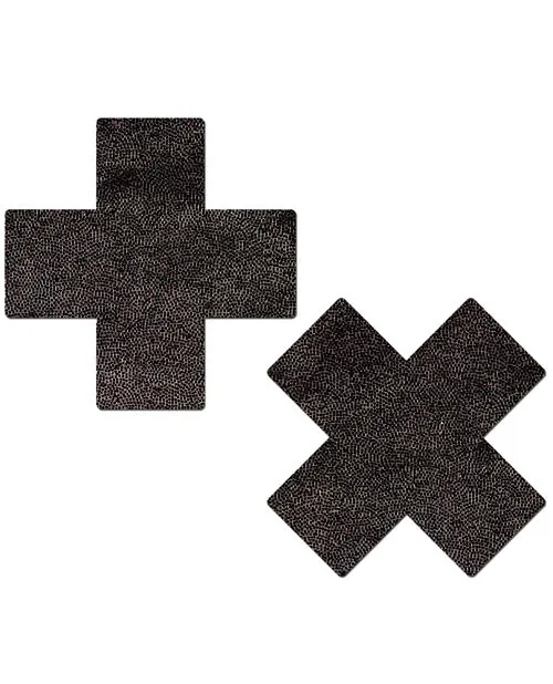 Pastease Anal Pastease Basic Plus X Liquid Cross Black OS Pastease Anal Pastease Basic Plus X Liquid Cross Black OS