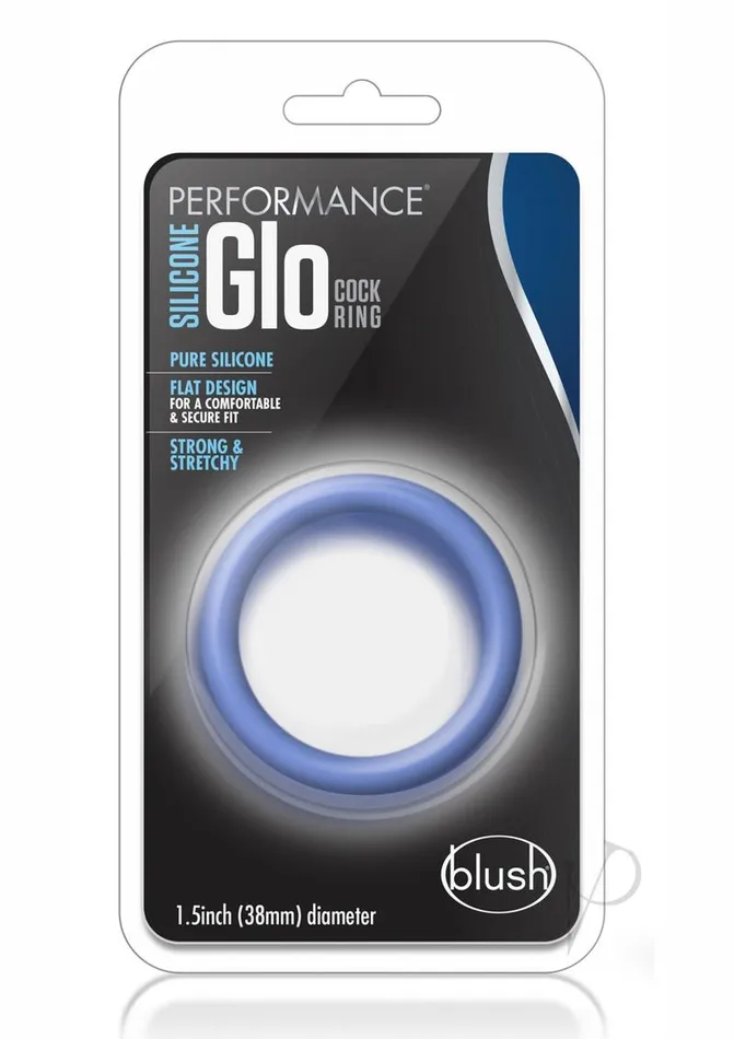 Performance Male Sex Toys Performance Silicone Cock Ring Blue