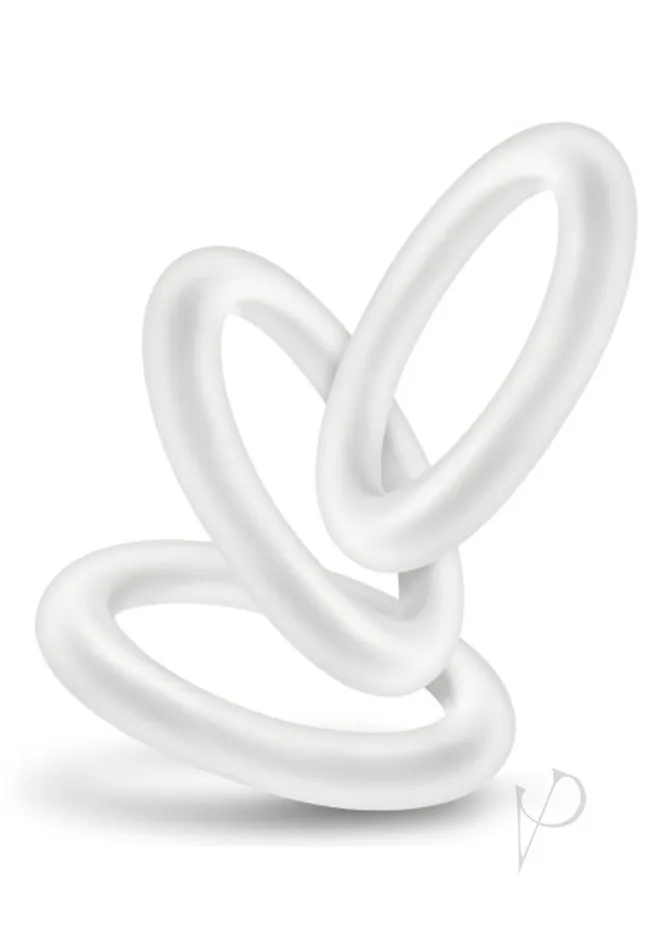Performance Performance VS2 Pure Premium Silicone Cock Rings Small White Male Sex Toys