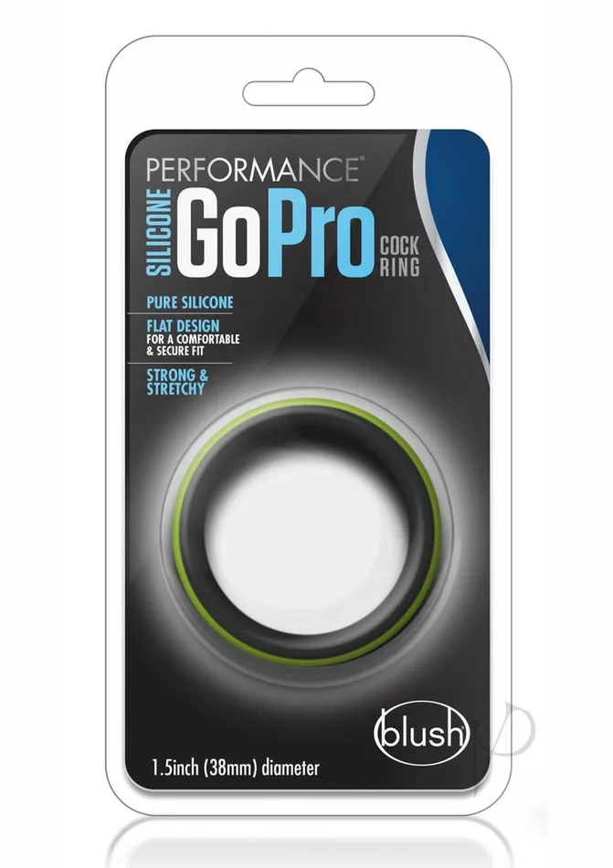 Performance Silicone Go Pro Cock Ring BlackGreen Performance Male Sex Toys Performance Silicone Go Pro Cock Ring BlackGreen Performance Male Sex Toys