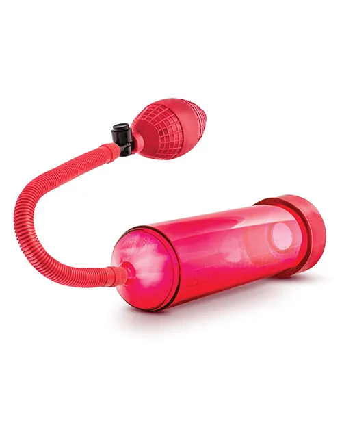 Performance VX101 Male Enhancement Penis Pump 95in Red Performance Male Sex Toys