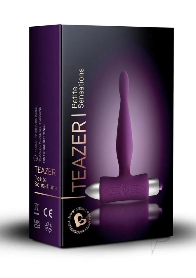 Petite Sensations Teazer Silicone Vibrating Anal Stimulator Purple Rocks Off Anal Petite Sensations Teazer Silicone Vibrating Anal Stimulator Purple Rocks Off Anal