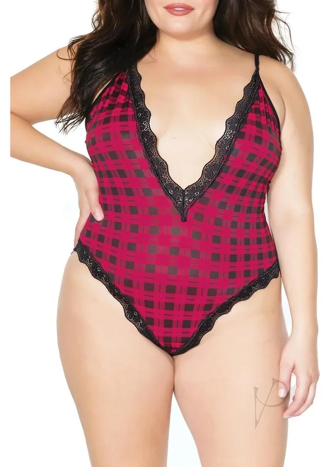 Pink Pussycat Plaid Teddy Queen PinkBlack Pink Pussycat Vibrators
