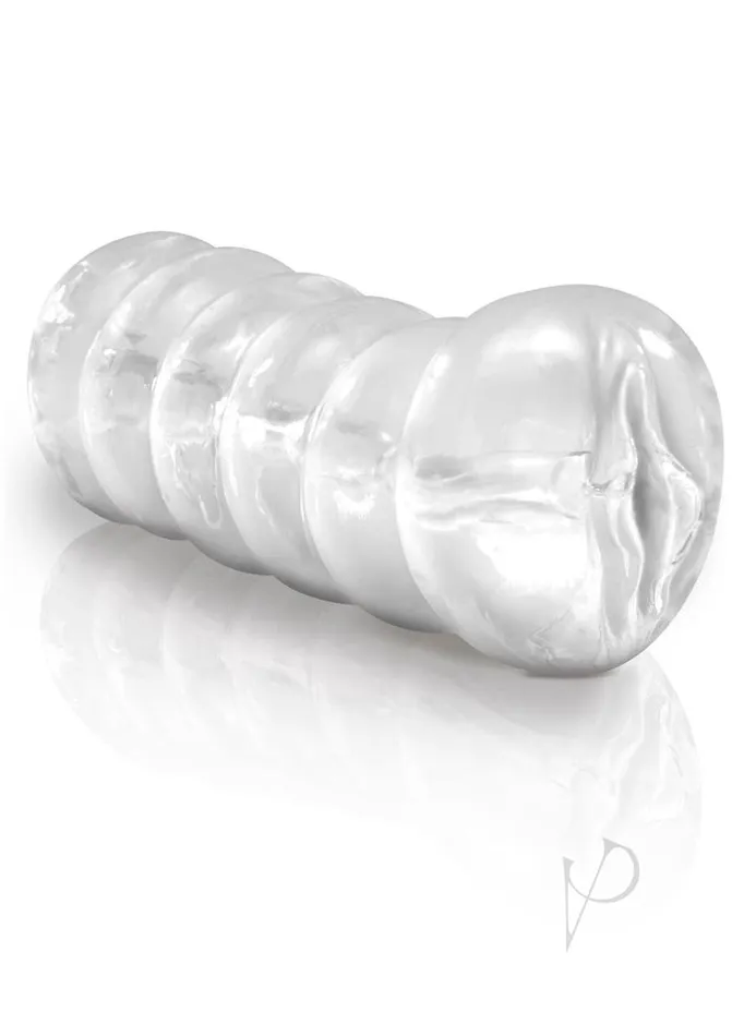 Pipedream Extreme Toyz Male Sex Toys Pipedream Extreme Toyz ClearLeader Snatch Masturbator Pussy Clear