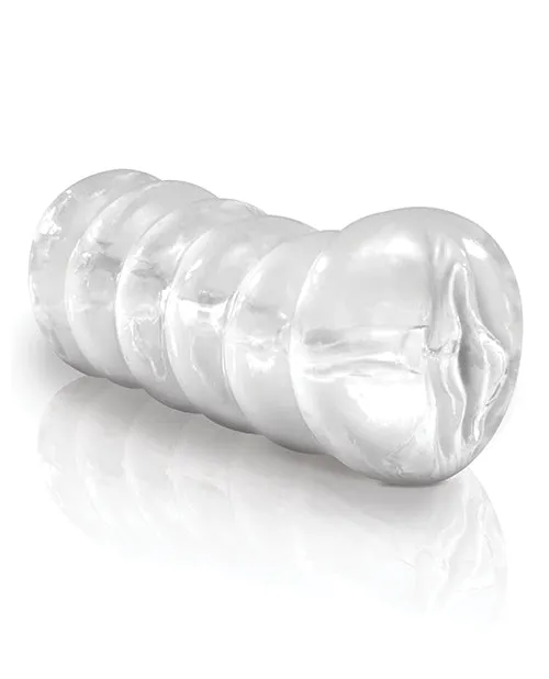 Pipedream Extreme Toyz Male Sex Toys Pipedream Extreme Toyz ClearLeader Snatch Masturbator Pussy Clear