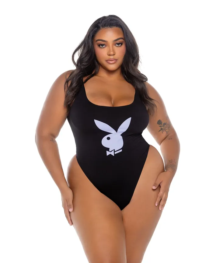 Playboy By Roma Vibrators Playboy Scoop Neck Teddy wThong Back Bunny Logo BlackLavender 1X Playboy By Roma Vibrators Playboy Scoop Neck Teddy wThong Back Bunny Logo BlackLavender 1X