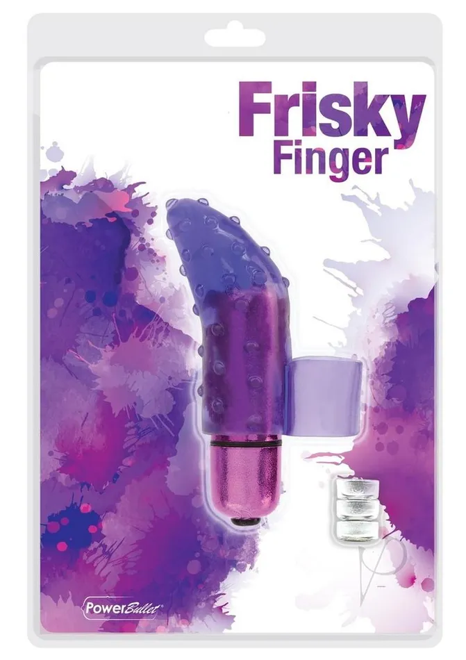 PowerBullet Frisky Finger Massager Purple Powerbullet Vibrators