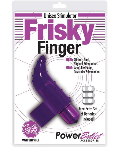 PowerBullet Frisky Finger Massager Purple Powerbullet Vibrators