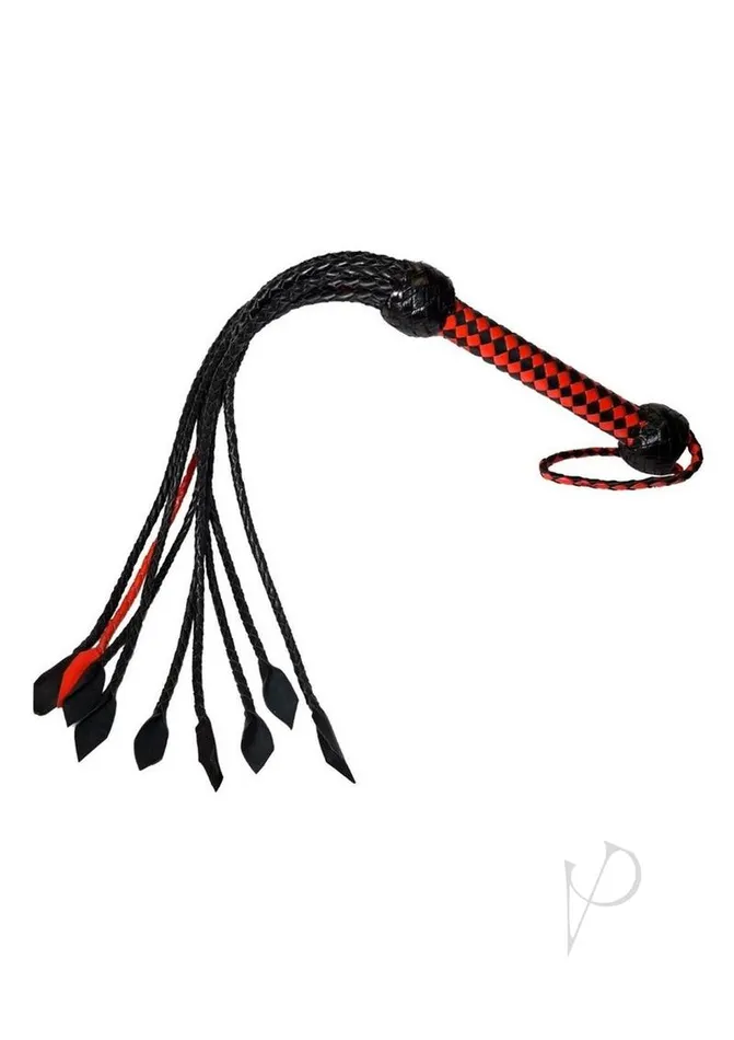 Prowler Red Anal Prowler RED Short Handle Flogger RedBlack