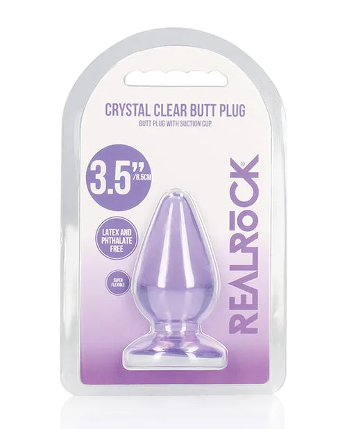 RealRock Crystal Clear Anal Plus 35in Purple Real Rock Anal