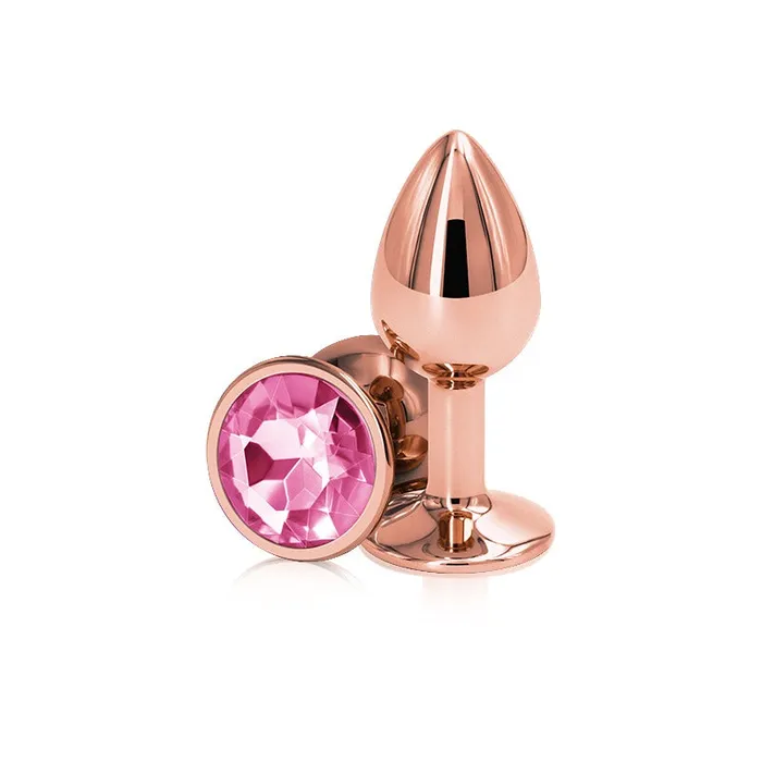 Rear Assets Rose Gold Pink Small Butt Plug NS Novelties Anal