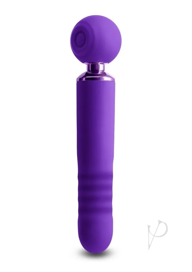 Revel Female Sex Toys Revel Fae Rechargeable Silicone Vibrator with Clitoral Stimulator Purple Revel Female Sex Toys Revel Fae Rechargeable Silicone Vibrator with Clitoral Stimulator Purple