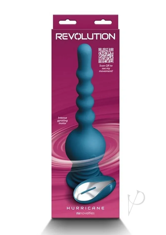 Revolution Female Sex Toys Revolution Hurricane Rechargeable Silicone Vibrator with Remote Control Teal Revolution Female Sex Toys Revolution Hurricane Rechargeable Silicone Vibrator with Remote Control Teal
