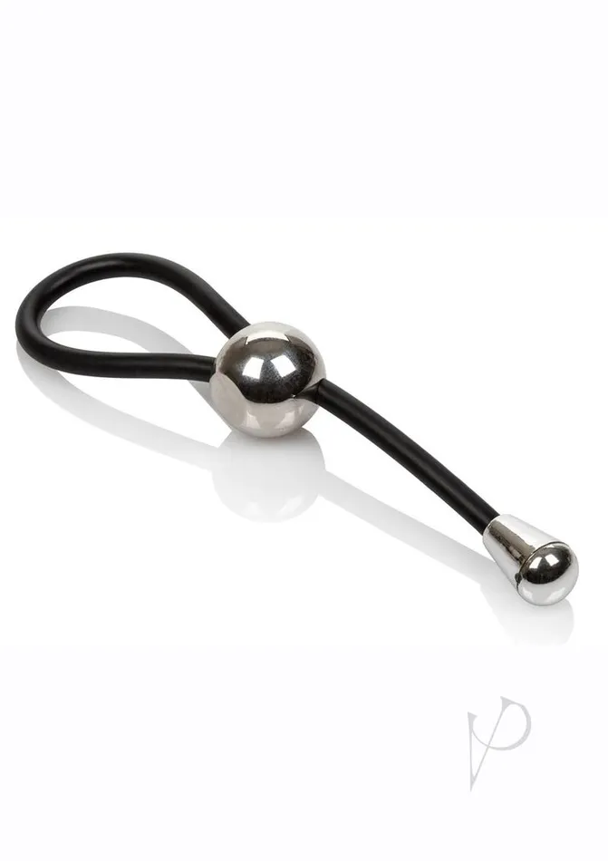 Rings Anal EZ Cinch Silicone Lasso Adjustable Cock Tie Black