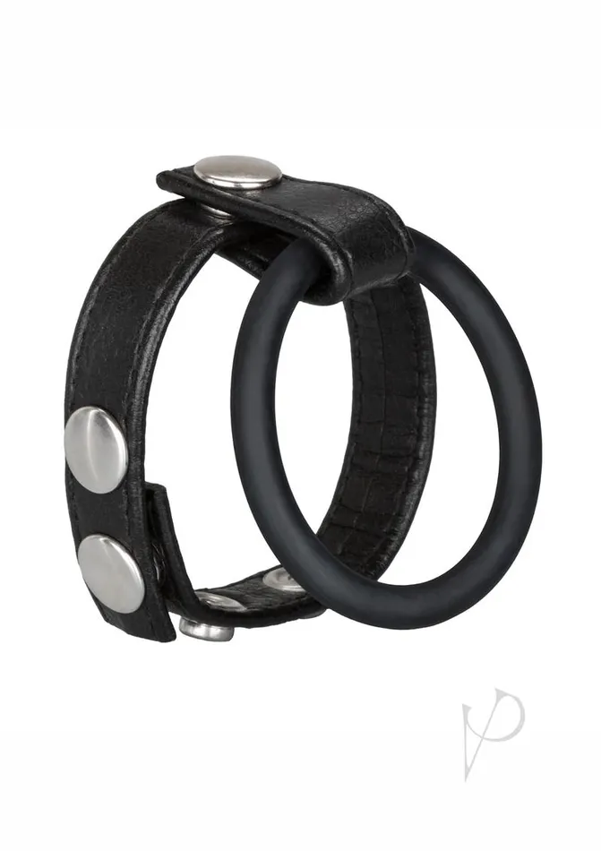 Rings Male Sex Toys Leather Ball Spreader Cock Ring Large Black Rings Male Sex Toys Leather Ball Spreader Cock Ring Large Black