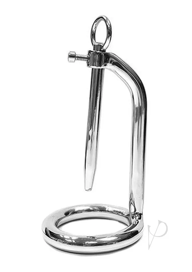 Rouge Male Sex Toys Rouge Chastity Cock Ring and Urethral Probe Stainless Steel Rouge Male Sex Toys Rouge Chastity Cock Ring and Urethral Probe Stainless Steel