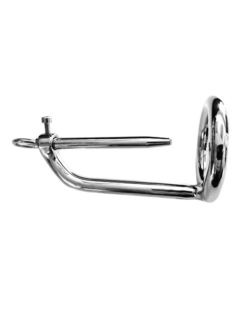 Rouge Male Sex Toys Rouge Chastity Cock Ring and Urethral Probe Stainless Steel