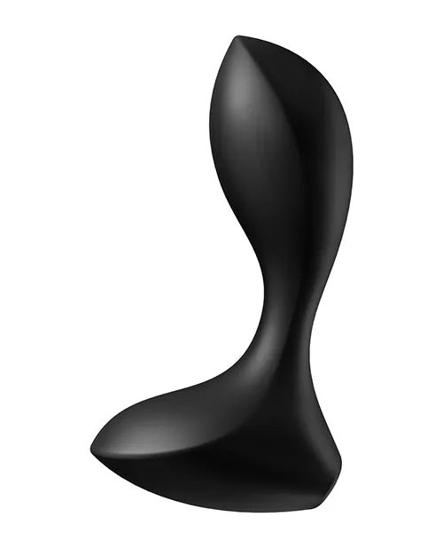 Satisfyer Backdoor Lover Silicone Vibrating Anal Plug Black Satisfyer Anal