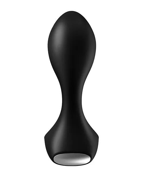 Satisfyer Backdoor Lover Silicone Vibrating Anal Plug Black Satisfyer Anal