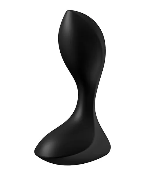 Satisfyer Backdoor Lover Silicone Vibrating Anal Plug Black Satisfyer Anal