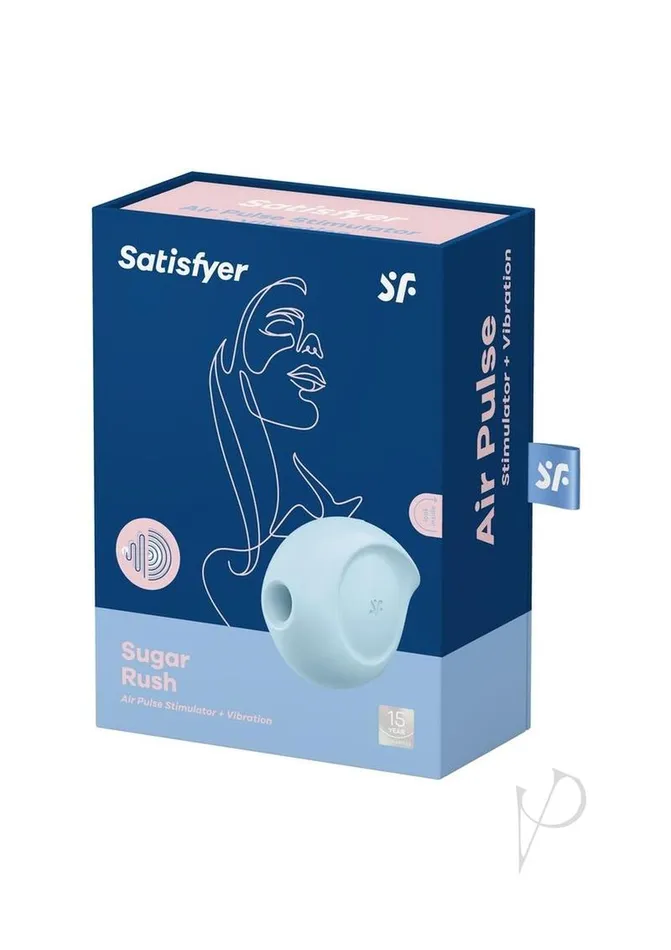 Satisfyer Vibrators Satisfyer Sugar Rush Rechargeable Silicone Clitoral Stimulator Blue Satisfyer Vibrators Satisfyer Sugar Rush Rechargeable Silicone Clitoral Stimulator Blue