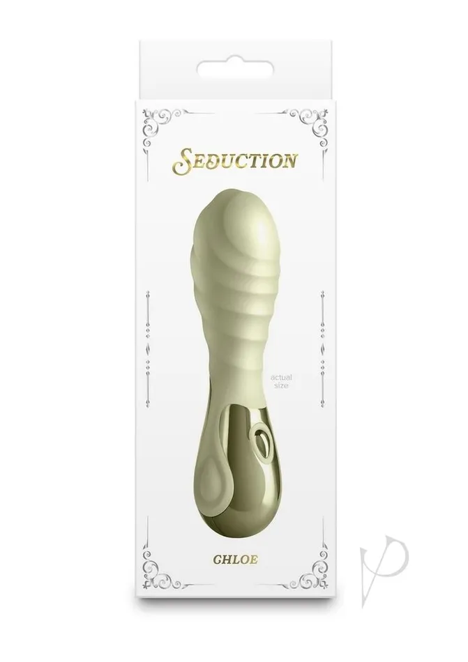 Seduction Chloe Rechargeable Silicone Mini Vibrator Green Seduction Female Sex Toys Seduction Chloe Rechargeable Silicone Mini Vibrator Green Seduction Female Sex Toys