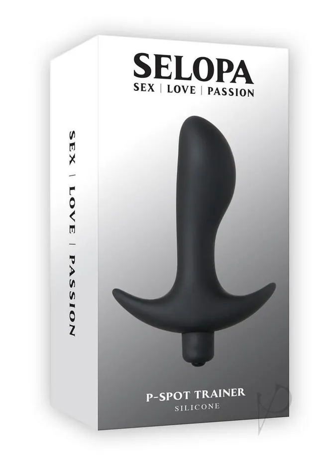 Selopa Anal Selopa PSpot Trainer Silicone Prostate Stimulator Black